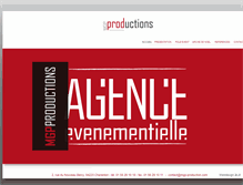 Tablet Screenshot of mgp-production.com